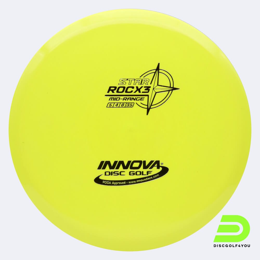 Innova RocX3 in yellow, star plastic