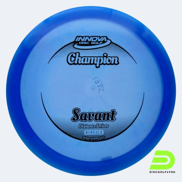 Innova Savant in blau, im Champion Kunststoff und ohne Spezialeffekt