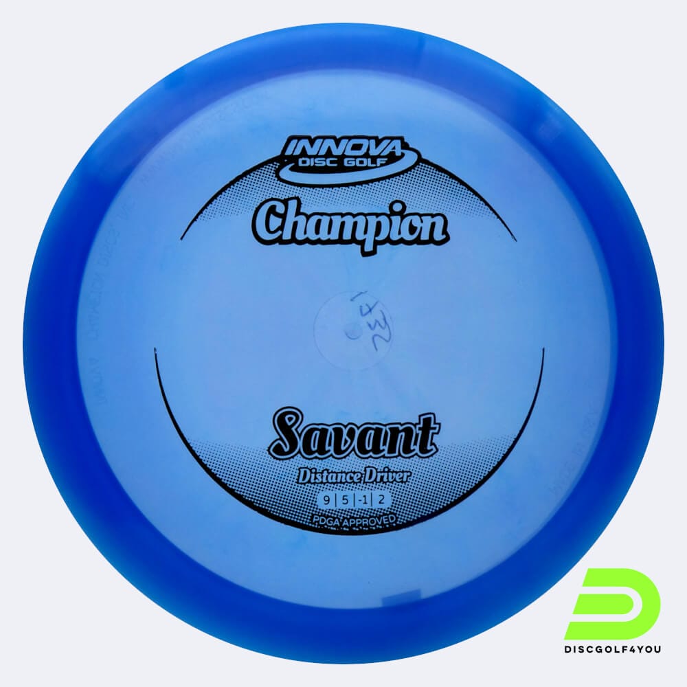 Innova Savant in blau, im Champion Kunststoff und ohne Spezialeffekt