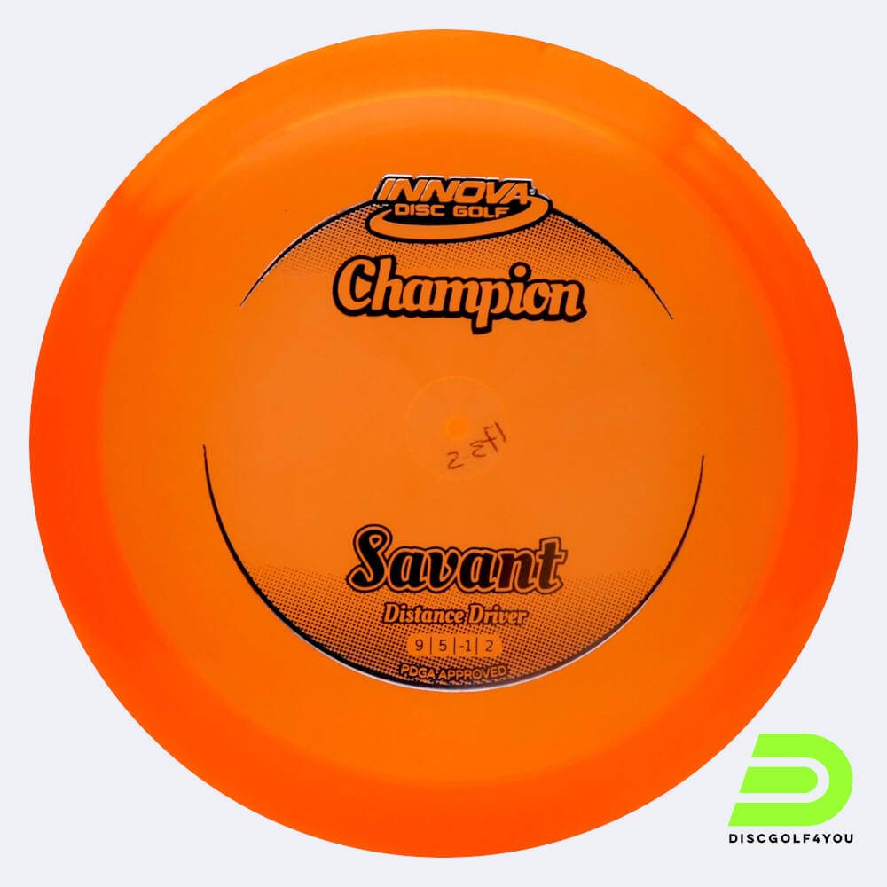 Innova Savant in orange, im Champion Kunststoff und ohne Spezialeffekt