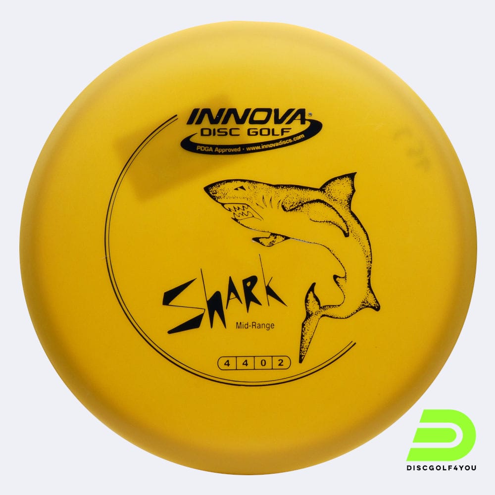 Innova Shark in gelb, im DX Kunststoff und ohne Spezialeffekt