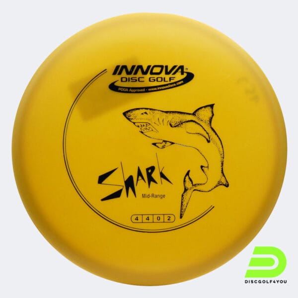 Innova Shark in yellow, dx plastic