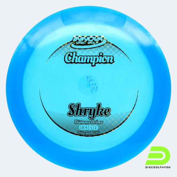 Innova Shryke in blau, im Champion Kunststoff und ohne Spezialeffekt