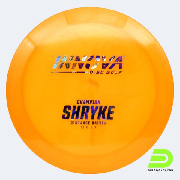 Innova Shryke in orange, im Champion Kunststoff und design upgrade Spezialeffekt