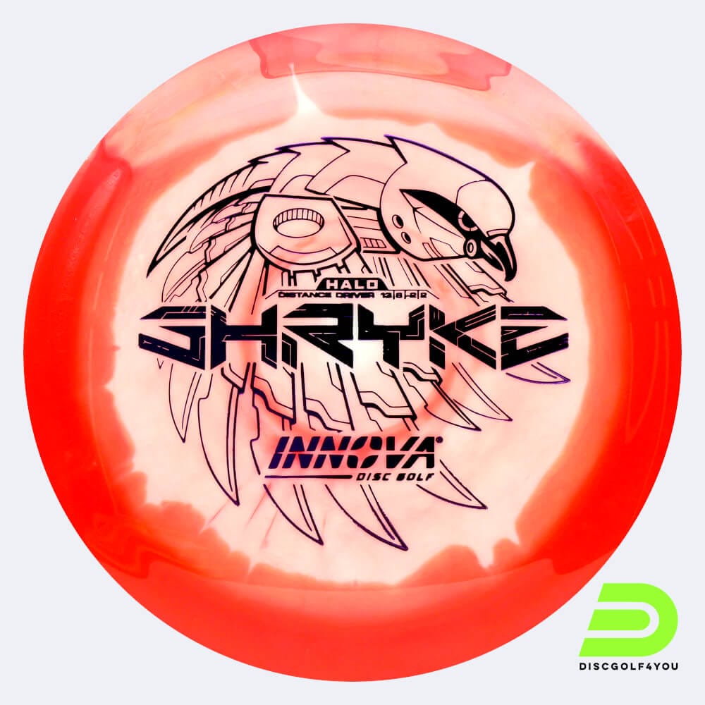 Innova Shryke in weiss-rot, im Halo Star Kunststoff und ohne Spezialeffekt