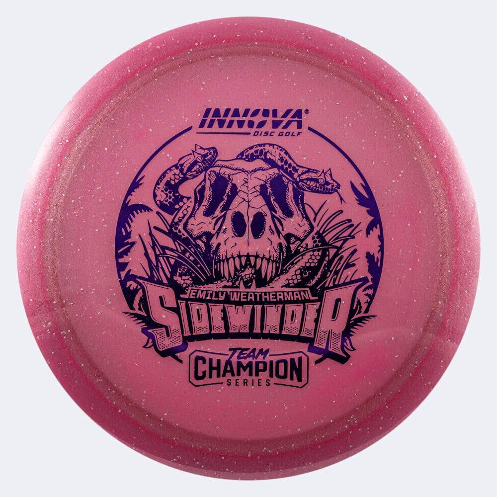 Innova Sidewinder Emily Watherman Tour Series in rosa, im Moondust Champion Kunststoff und ohne Spezialeffekt