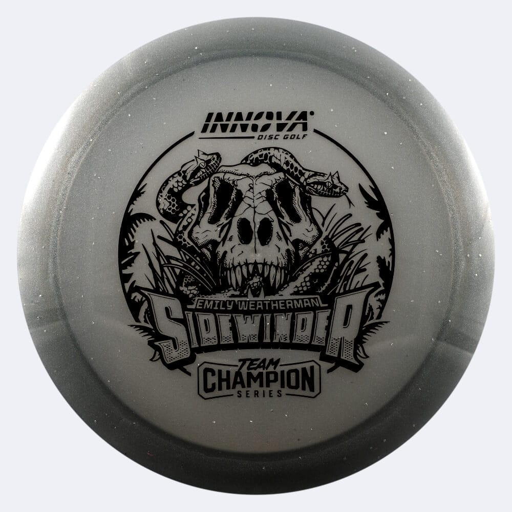 Innova Sidewinder Emily Watherman Tour Series in silber, im Moondust Champion Kunststoff und ohne Spezialeffekt