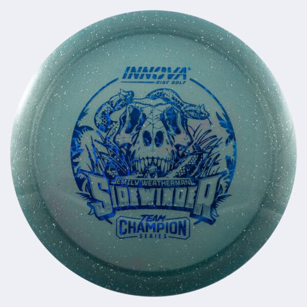 Innova Sidewinder Emily Watherman Tour Series in türkis, im Moondust Champion Kunststoff und ohne Spezialeffekt