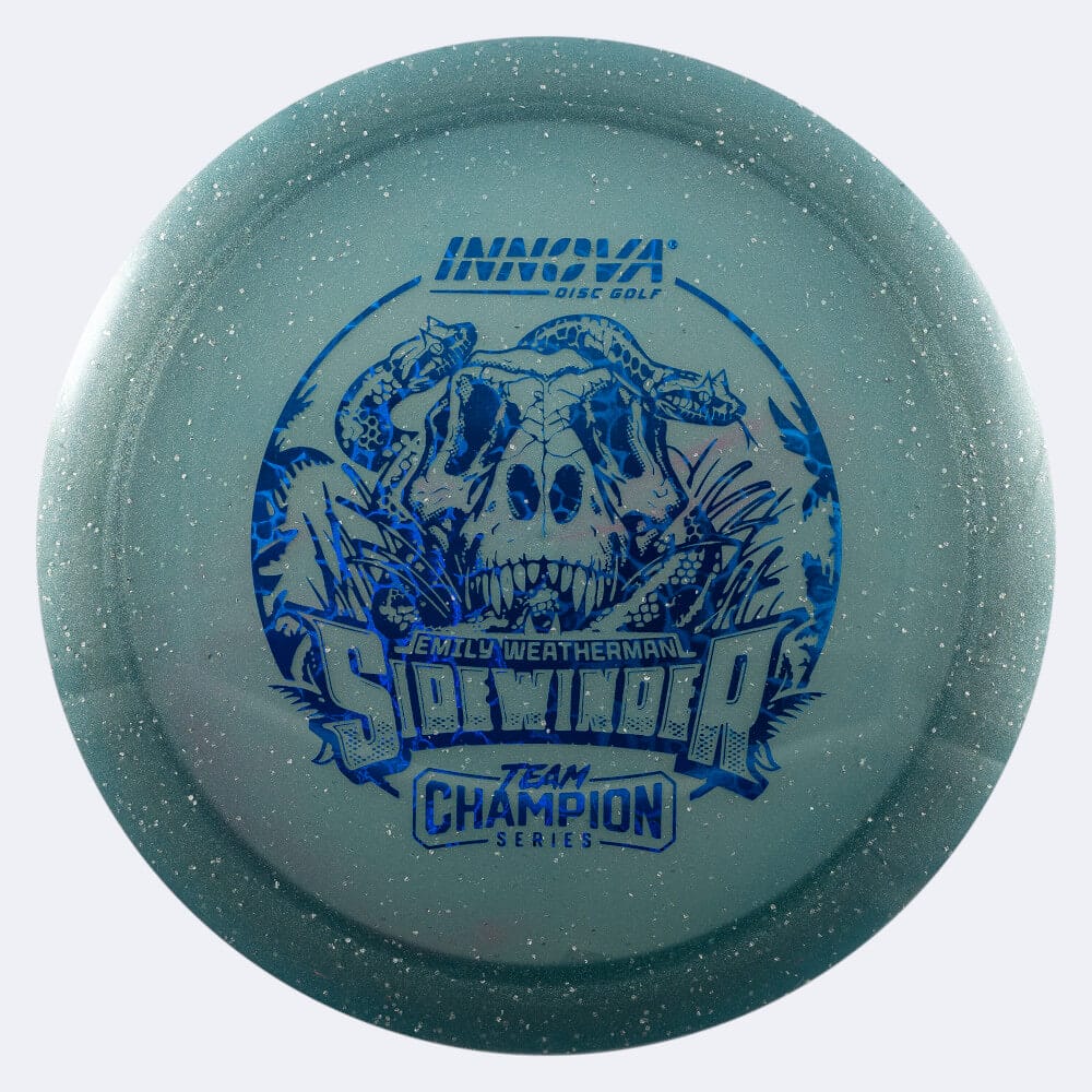Innova Sidewinder Emily Watherman Tour Series in turquoise, moondust champion plastic