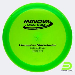 Innova Sidewinder in grün, im Champion Kunststoff und ohne Spezialeffekt