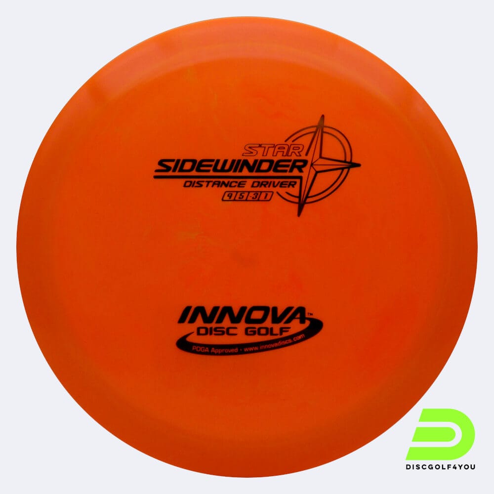 Innova Sidewinder in orange, im Star Kunststoff und ohne Spezialeffekt