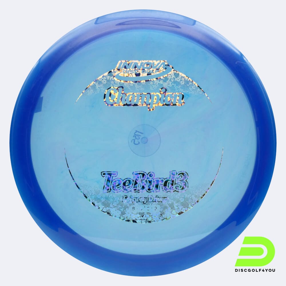 Innova Teebird 3 in blau, im Champion Kunststoff und ohne Spezialeffekt