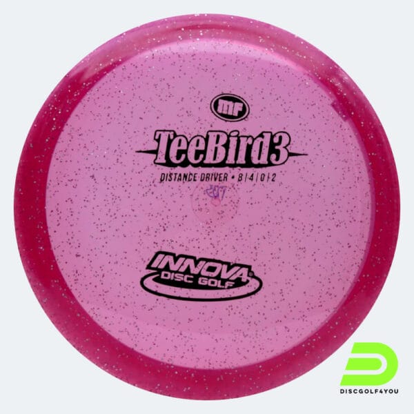 Innova Teebird 3 in pink, metal flake champion plastic