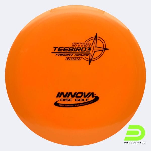 Innova Teebird 3 in classic-orange, star plastic