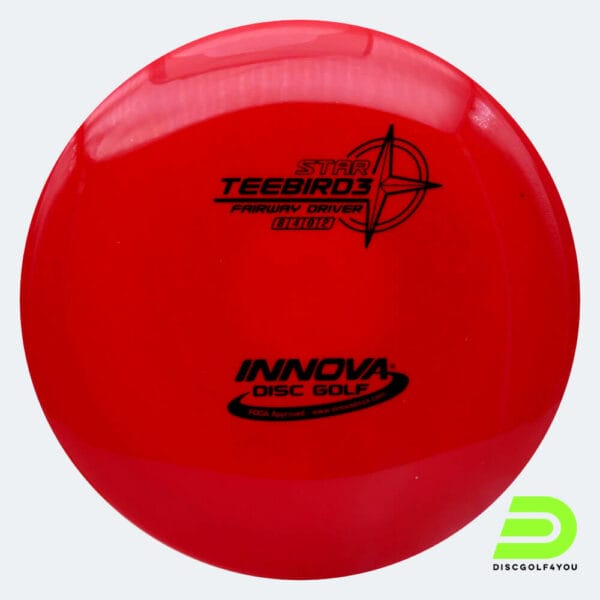 Innova Teebird 3 in red, star plastic