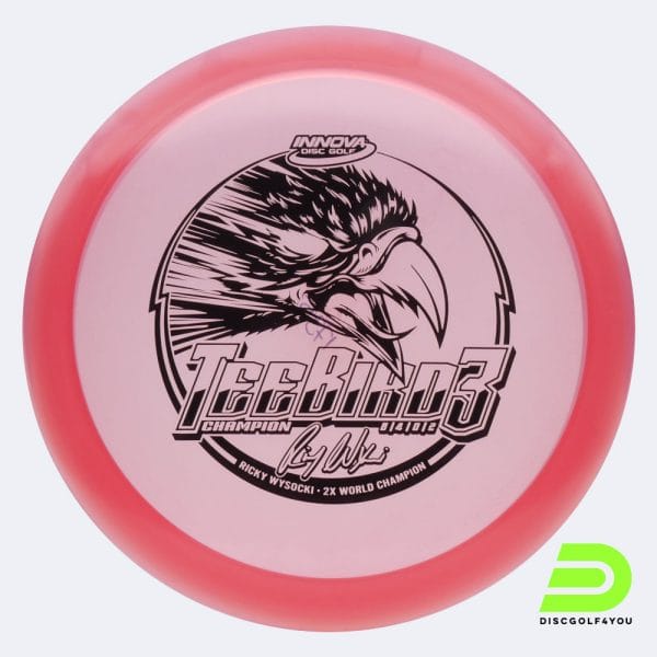 Innova Teebird 3 in pink, champion plastic