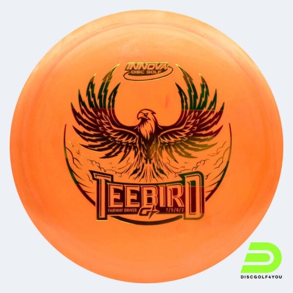 Innova Teebird in orange, im GStar Kunststoff und deco Spezialeffekt