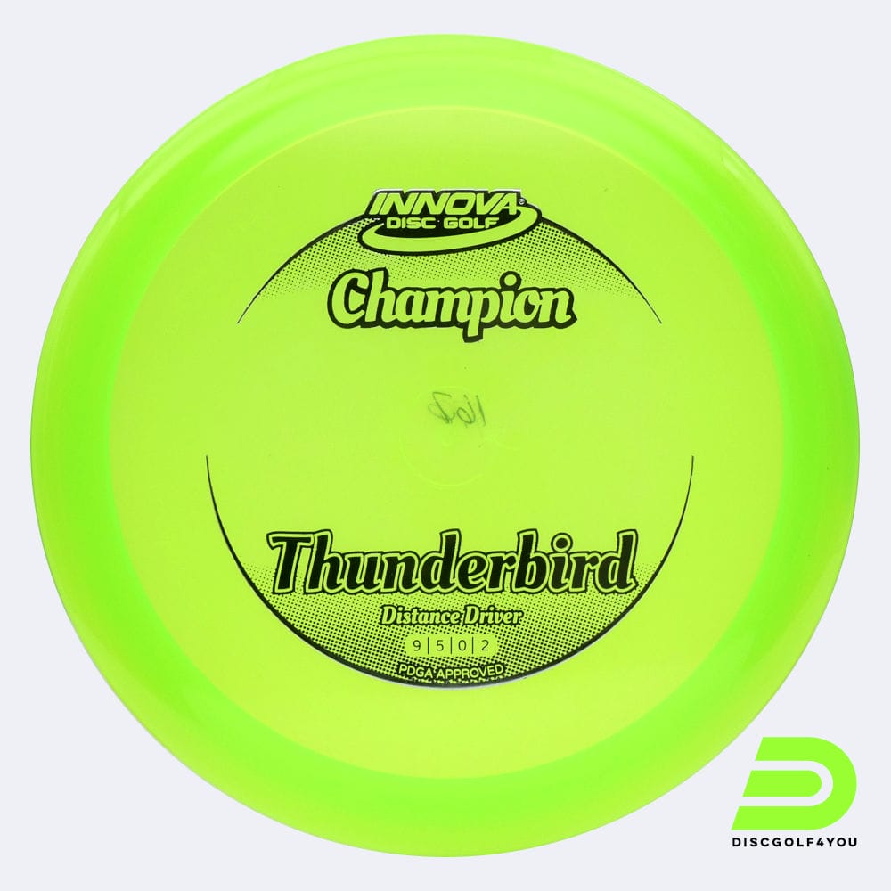 Innova Thunderbird in gelb, im Champion Kunststoff und ohne Spezialeffekt