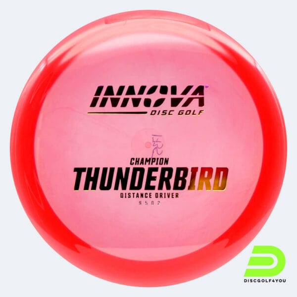 Innova Thunderbird in rot, im Champion Kunststoff und design upgrade Spezialeffekt