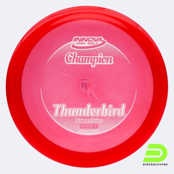 Innova Thunderbird in rot, im Champion Kunststoff und ohne Spezialeffekt