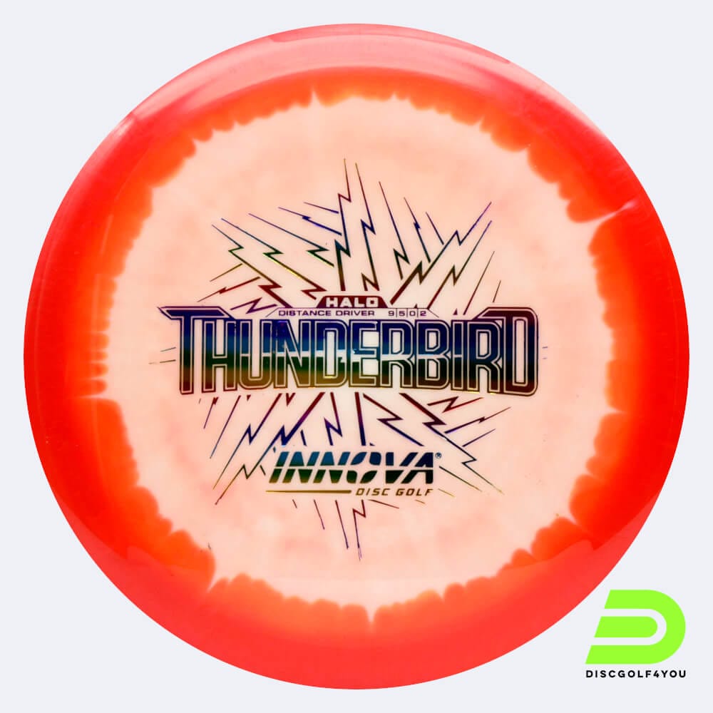 Innova Thunderbird in white-red, halo star plastic