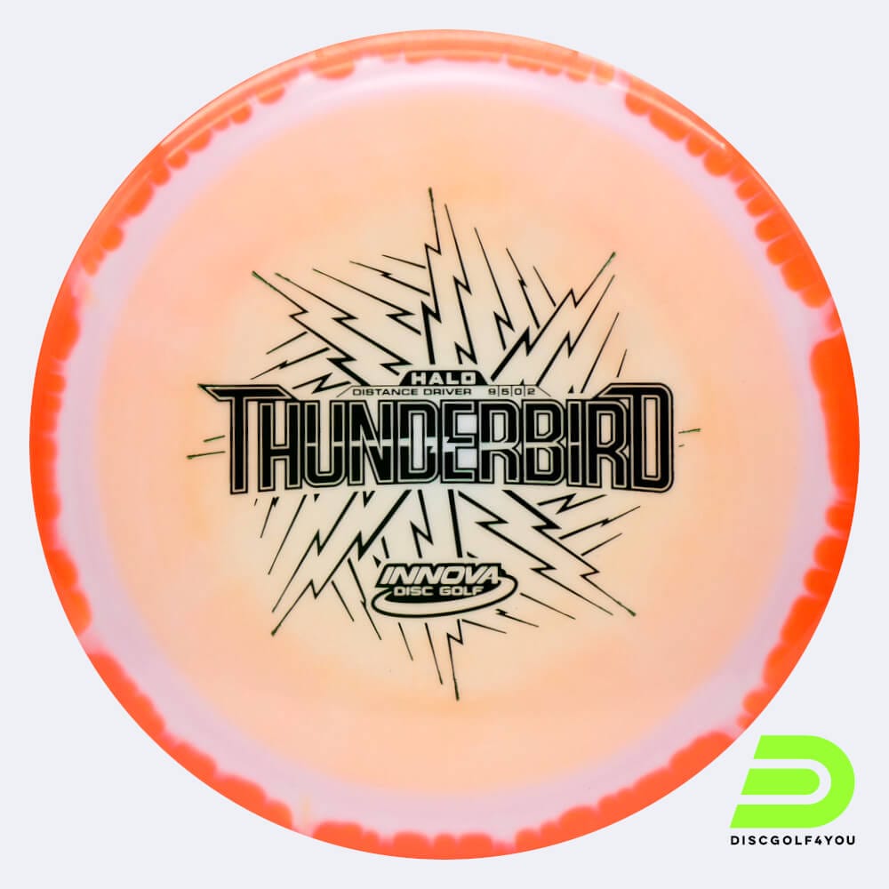 Innova Thunderbird in weiss-orange, im Halo Star Kunststoff und ohne Spezialeffekt