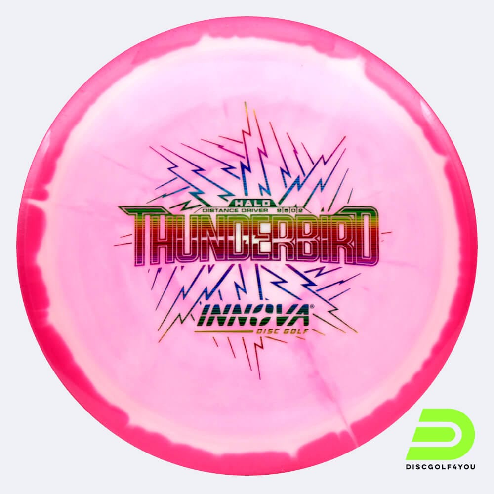 Innova Thunderbird in white-pink, halo star plastic