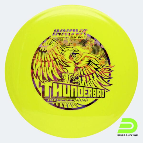 Innova Thunderbird in gelb, im Star Kunststoff und deco Spezialeffekt