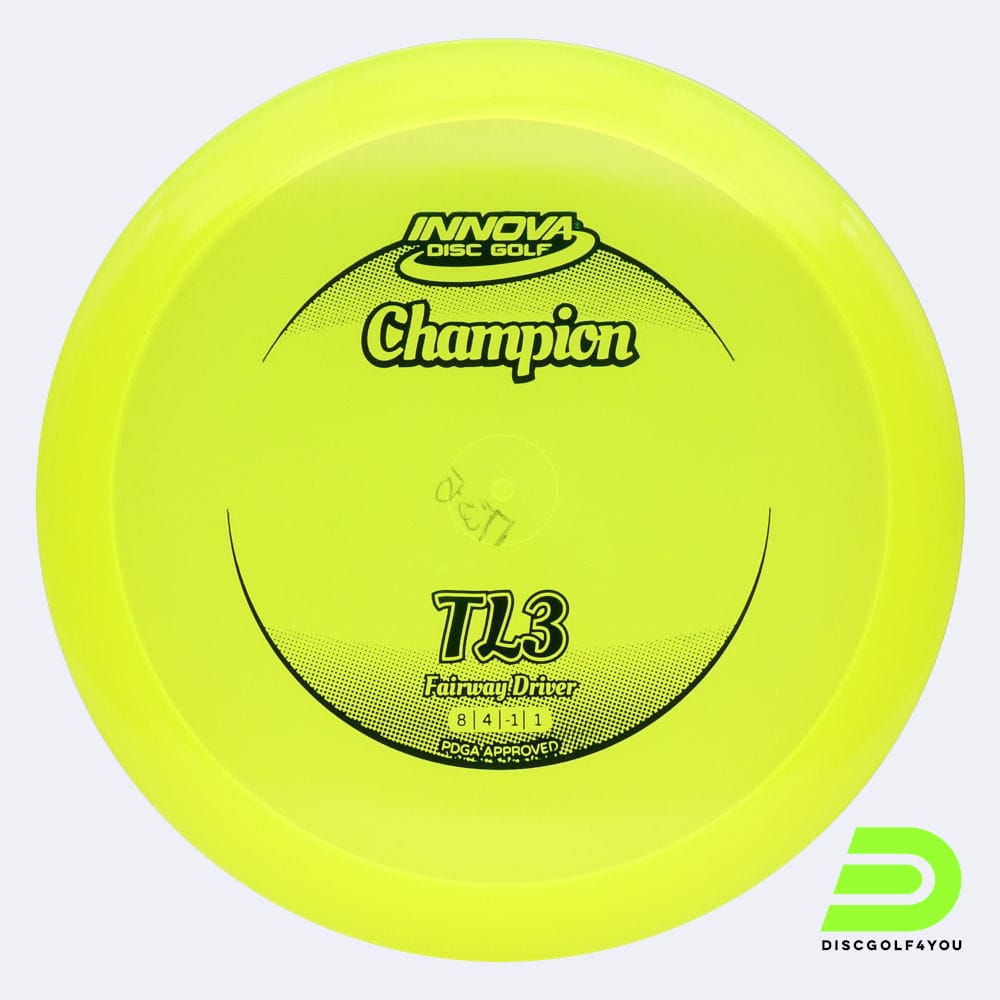 Innova TL3 in gelb, im Champion Kunststoff und ohne Spezialeffekt