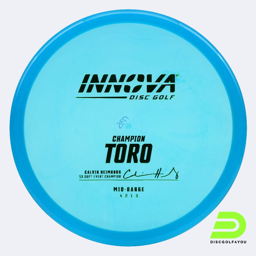 Innova Toro in blue, champion plastic