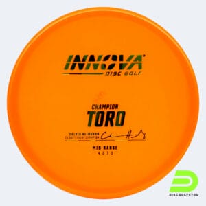 Innova Toro in orange, im Champion Kunststoff und ohne Spezialeffekt