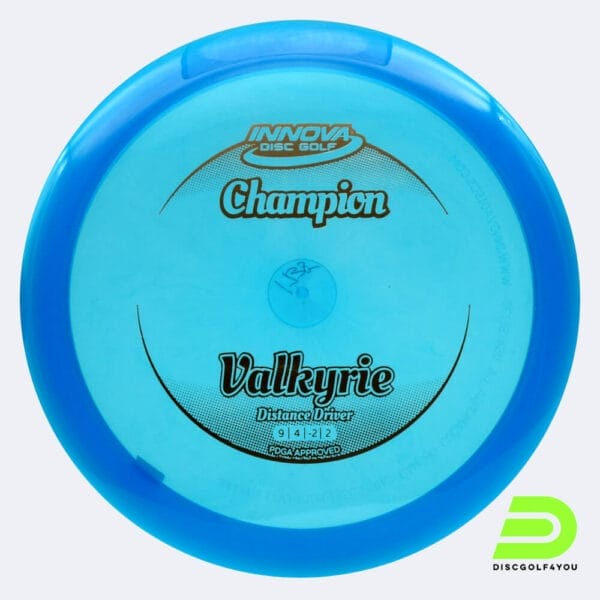 Innova Valkyrie in blue, champion plastic