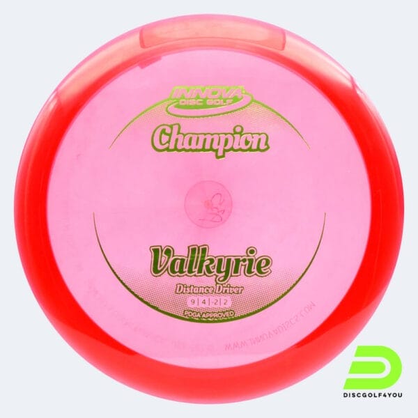 Innova Valkyrie in rosa, im Champion Kunststoff und ohne Spezialeffekt