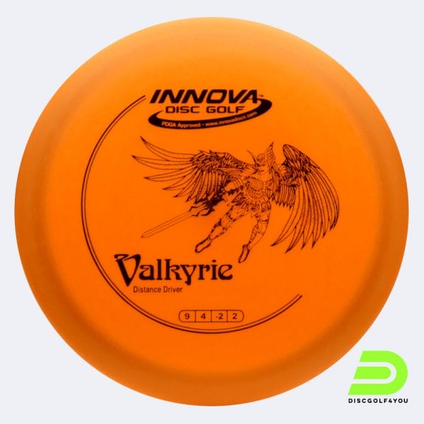 Innova Valkyrie in classic-orange, dx plastic
