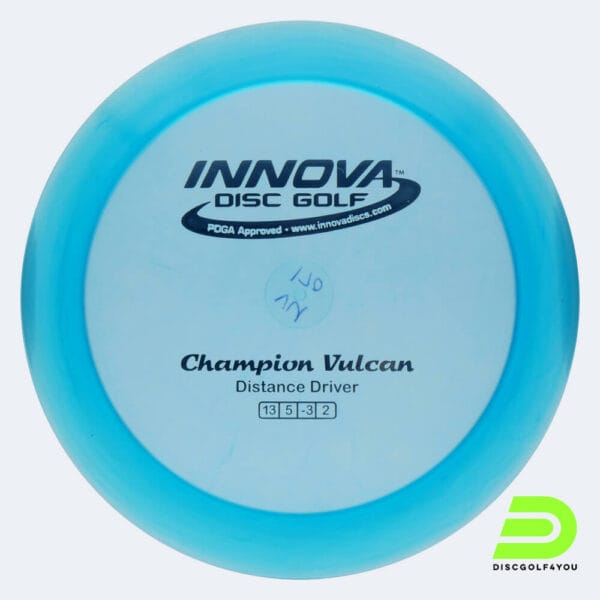 Innova Vulcan in blue, champion plastic