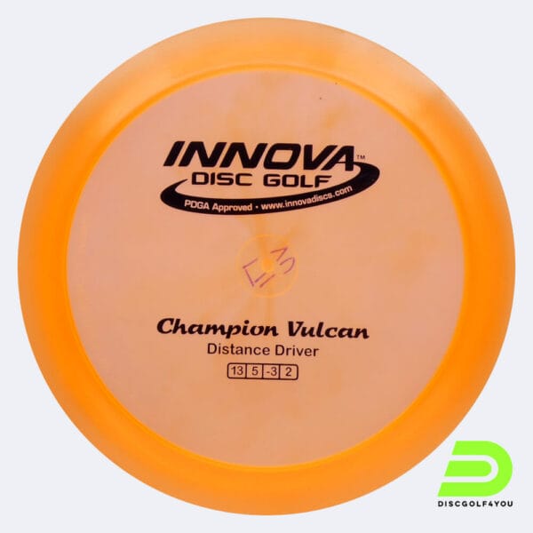 Innova Vulcan in orange, im Champion Kunststoff und ohne Spezialeffekt