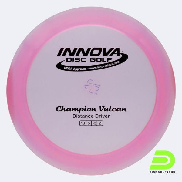 Innova Vulcan in pink, champion plastic