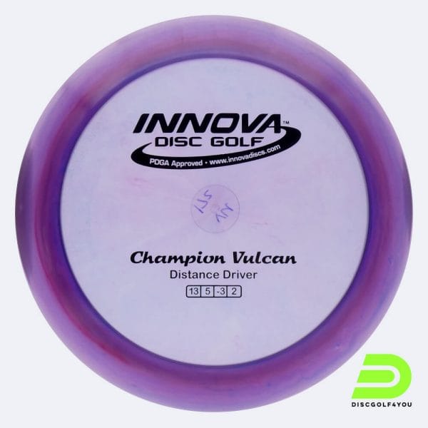 Innova Vulcan in purple, champion plastic
