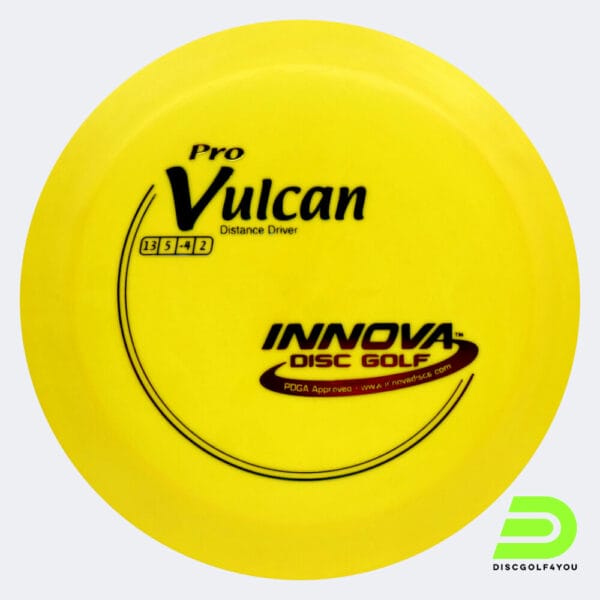 Innova Vulcan in gelb, im Pro Kunststoff und ohne Spezialeffekt