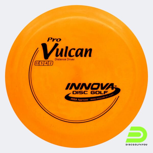 Innova Vulcan in orange, im Pro Kunststoff und ohne Spezialeffekt
