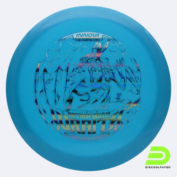 Innova Wraith - Nathan Queen Tour Series in turquoise, star glow plastic
