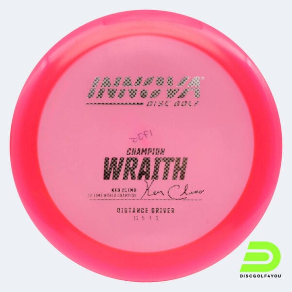 Innova Wraith in rosa, im Champion Kunststoff und design upgrade Spezialeffekt