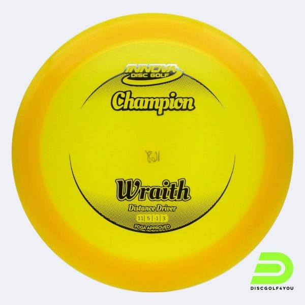 Innova Wraith in yellow, champion plastic