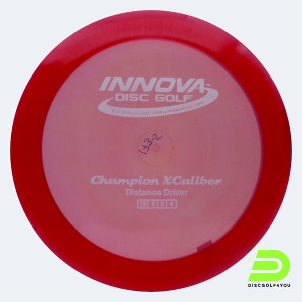 Innova Xcaliber in rot, im Champion Kunststoff und ohne Spezialeffekt