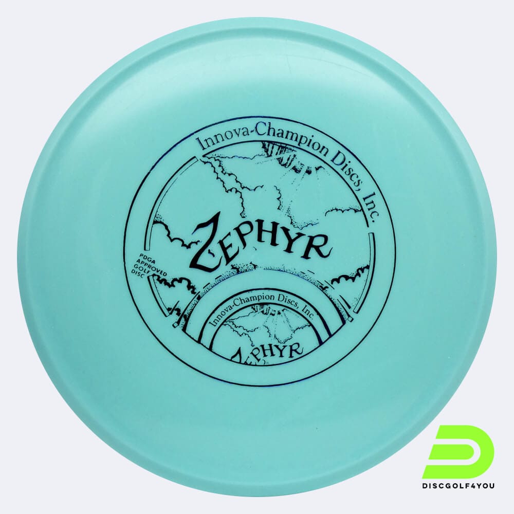 Innova Zephyr in turquoise, dx plastic