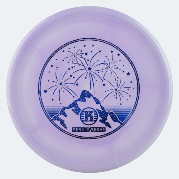 Kastaplast Berg 10 Years in purple, k1 plastic and burst effect