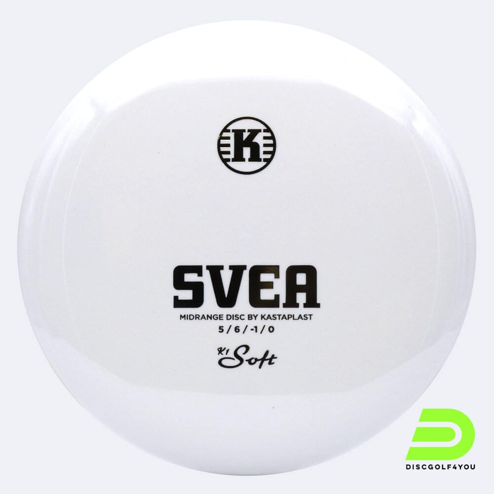 Kastaplast Svea in white, k1 soft plastic