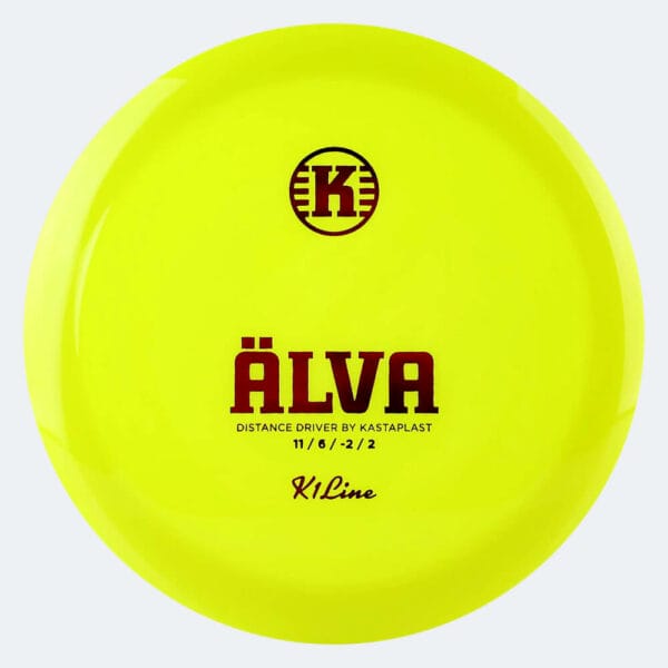 Kastaplast Älva in yellow, k1 plastic