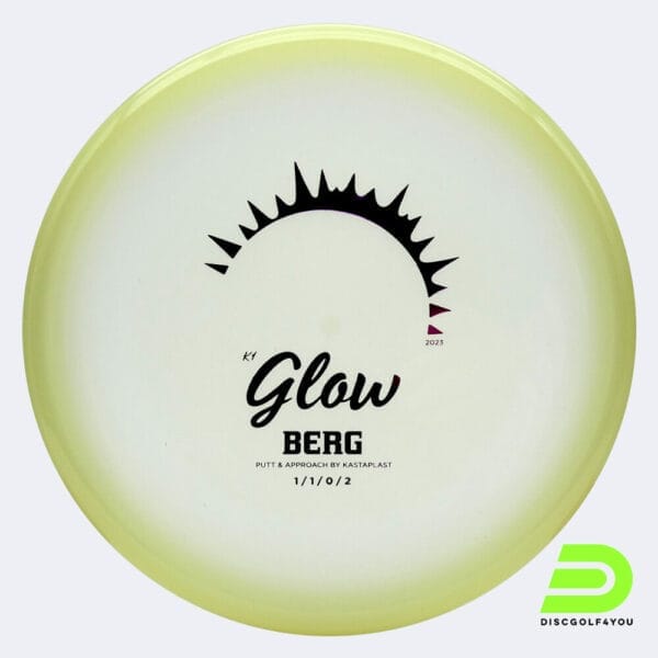 Kastaplast Berg in weiss, im K1 Glow Kunststoff und glow Spezialeffekt