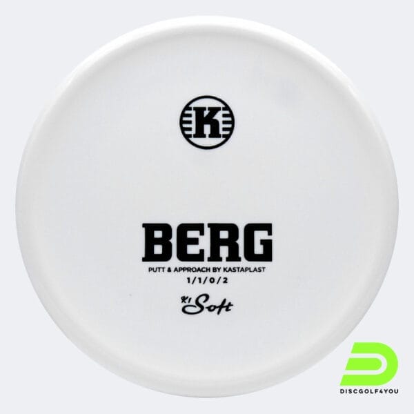 Kastaplast Berg in white, k1 soft plastic